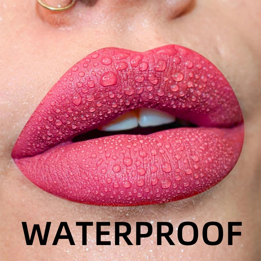 MCD 19-Shade Matte Velvet Liquid Lipstick – Waterproof Lip Glaze