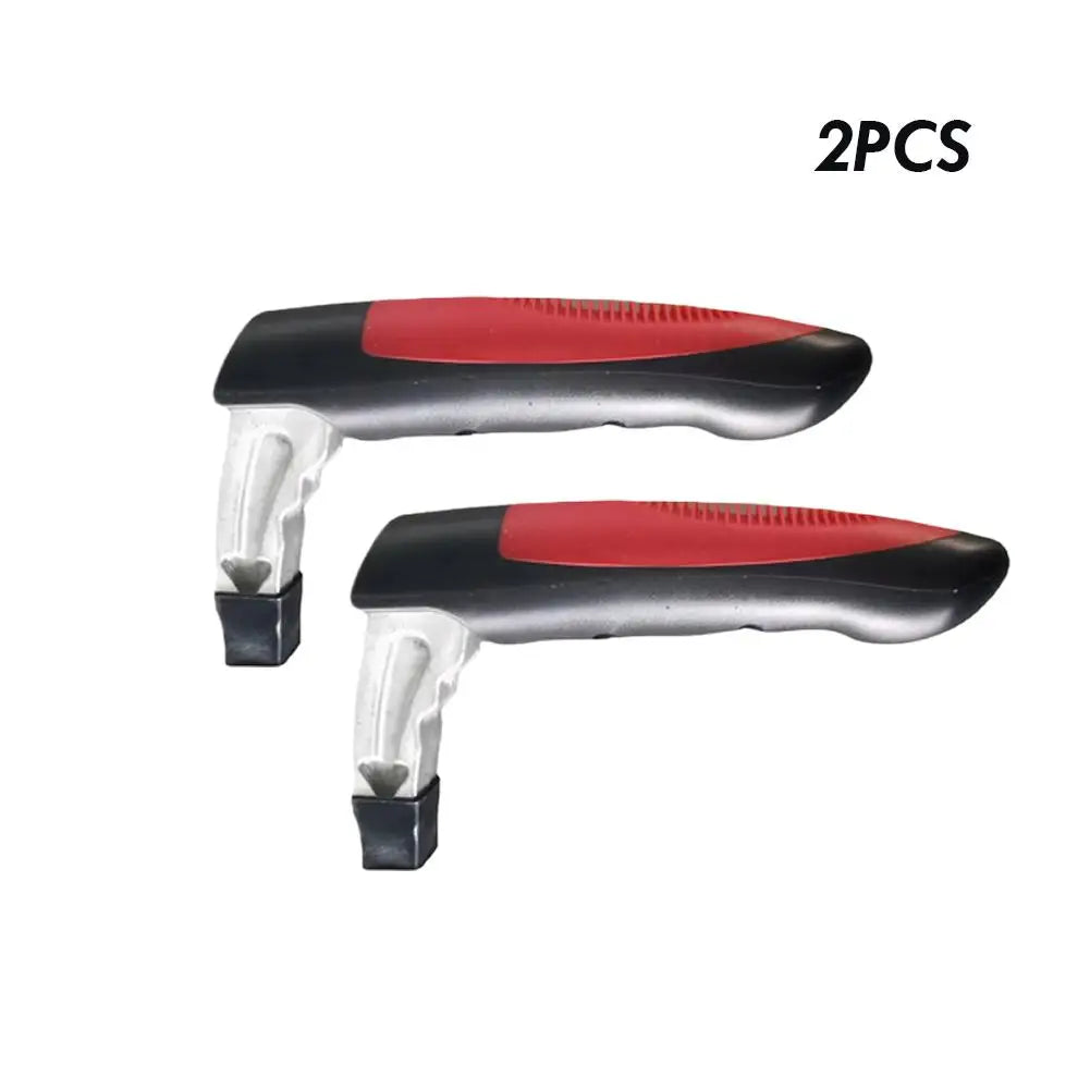 Car Handle Cane Vehicle Door Grab Bar 2 in 1 Non-Slip Window Breaker, Stand Assist Mobility Tool for Elderly Kids Safety Oasis Select red 2pcs