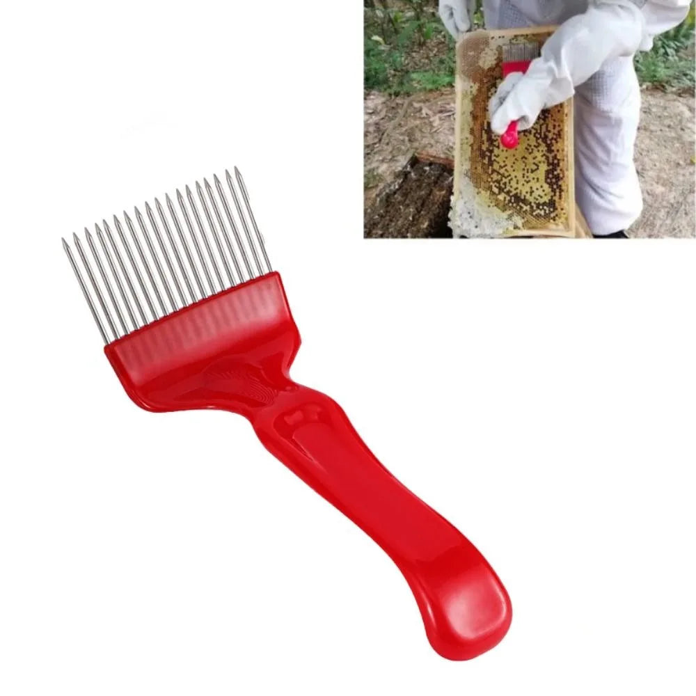 18/21 Pin Stainless Steel Honey Fork Scraper | Beekeeping Tool Beekeeping Uncapping Tool Oasis Select