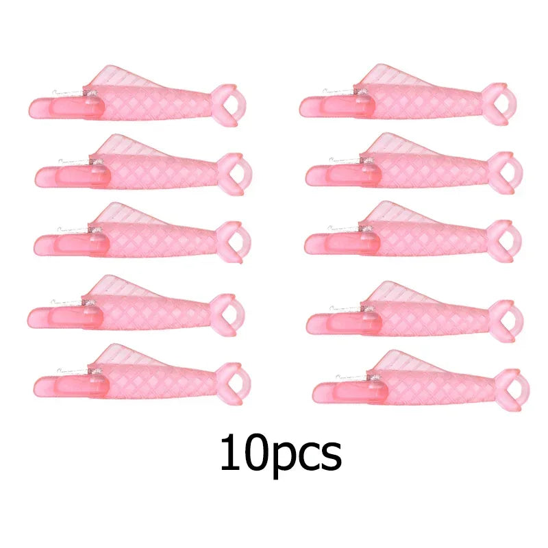 Automatic Needle Threader DIY Tool Home Hand Sewing Machine Device Thread Auto Needle Cross Stitch Sewing Accessories Oasis Select 10pcs pink
