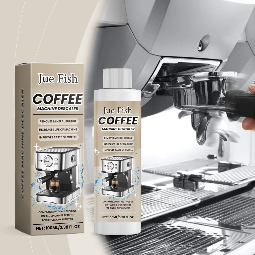 Jue-Fish Coffee Machine Descaler & Cleaner 100ml Coffee Machine Descaler Oasis Select