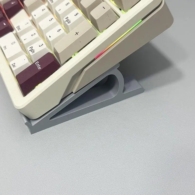 1 Pair Plastic Portable Keyboard Elevated Stand Adjustable Angle Keyboard Riser Computer Monitor Bracket Accessories Oasis Select