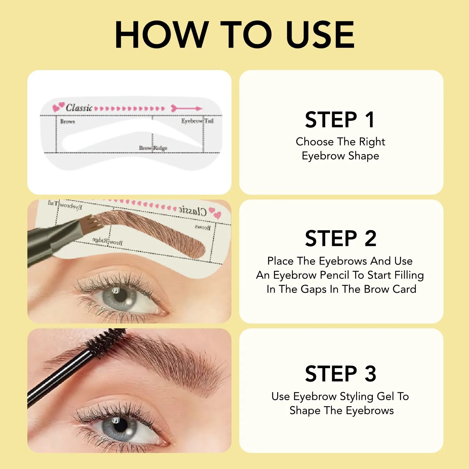 O'CHEAL 3D Feathery Brow Wax & Eyebrow Pencil Set | Waterproof