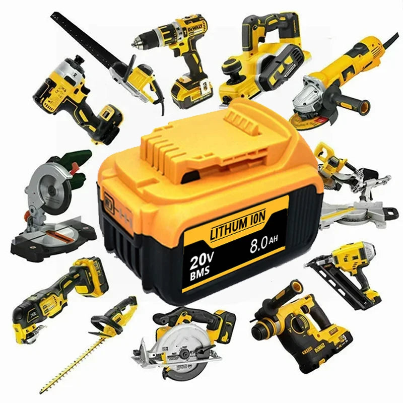 Big promotion 20V lithium ion battery, for dewalt power tool DCB606 DCBGene DCB206 DCB200 MAX 20V batteries// Oasis Select