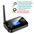 Multi-Function Bluetooth Audio Transmitter Receiver 3.5mm AUX Optical Coaxial Stereo Wireless Adapter DAC Converter For TV PC Oasis Select With RCA Coaxial