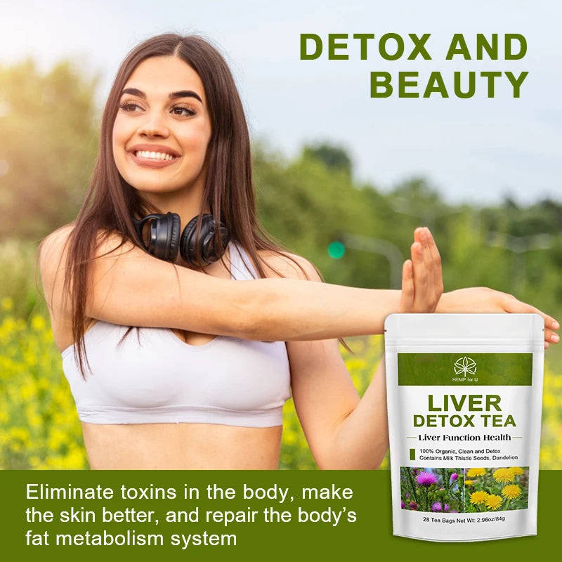 100% Liver Detox Drink Contains Natural Plants Milk Thistle and Dandelion Support Liver Health, Cleanse and Relieve Bad Breath Oasis Select