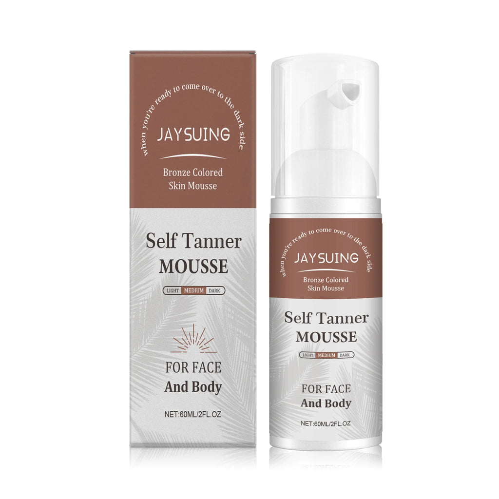 Jaysuing Self Tanner Mousse – Sunless Tanning Foam 60ml Self Tanning Mousse Oasis Select 60ml Boxed