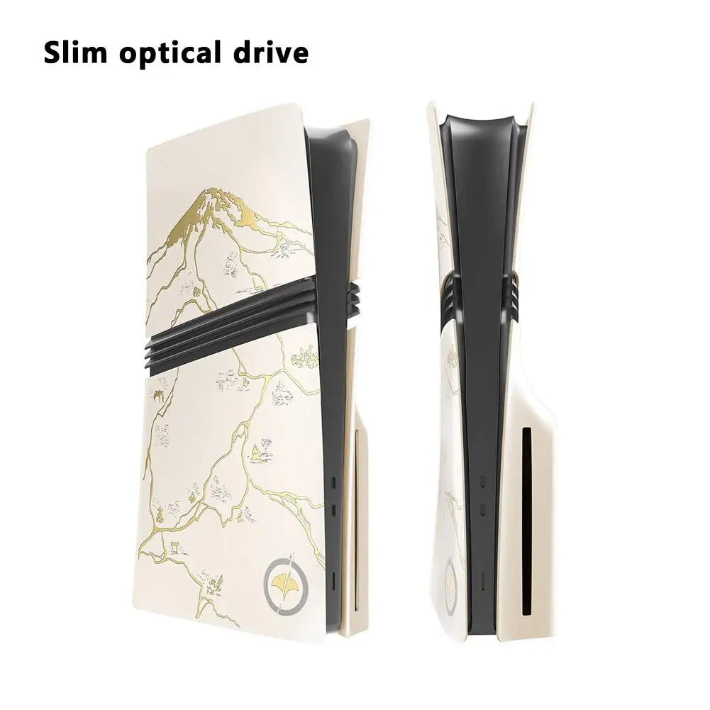 New Faceplates for PS5 Slim Disc Edition For PS5 Pro Console Protective Cover Hard Plastic Replacement Shell Yotei Accessories Oasis Select Slim optical