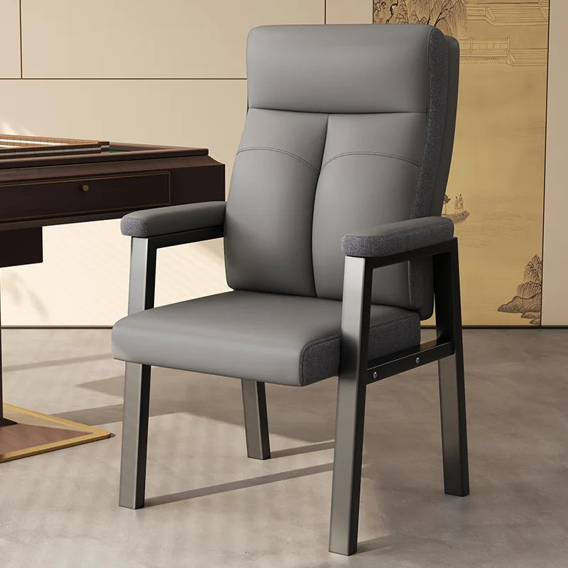 Mahjong Chair Chess and Card Chair Home Sofa Back Chair Office Conference Chair Oasis Select LIGHT GRAY