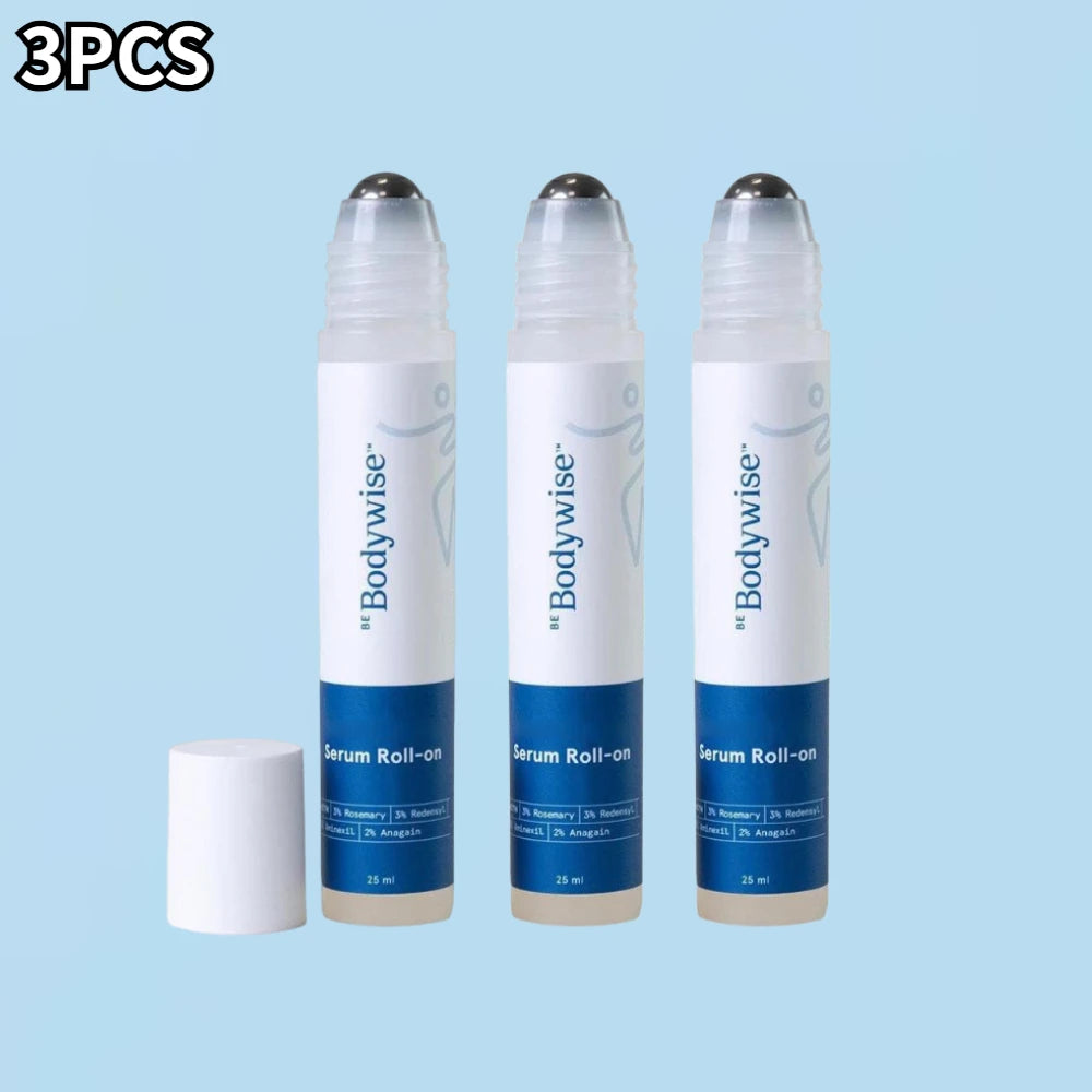 Be-Body.wise Rosemary Roll-on Hair Care Essence - Nourishing, Anti-Frizz, Strengthening Roots, Scalp Treatment, Nourishing Hair Oasis Select 3pcs