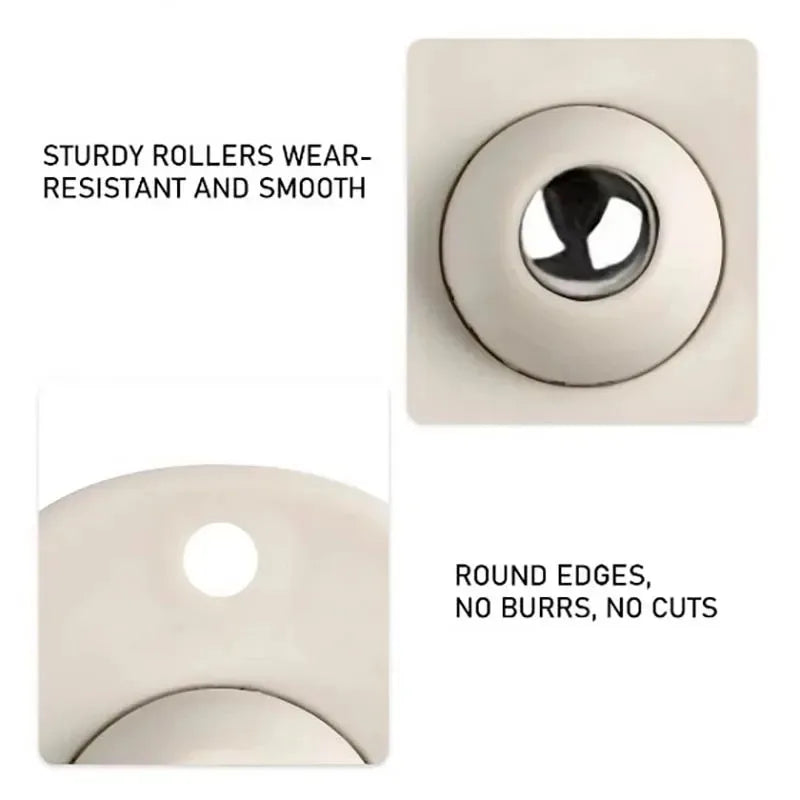 4-20pcs Self-Adhesive Universal Pulley Rotating Wheels Mini Swivel Casters Wheel For Furniture Storage Box Roller Trash Cabinet Oasis Select