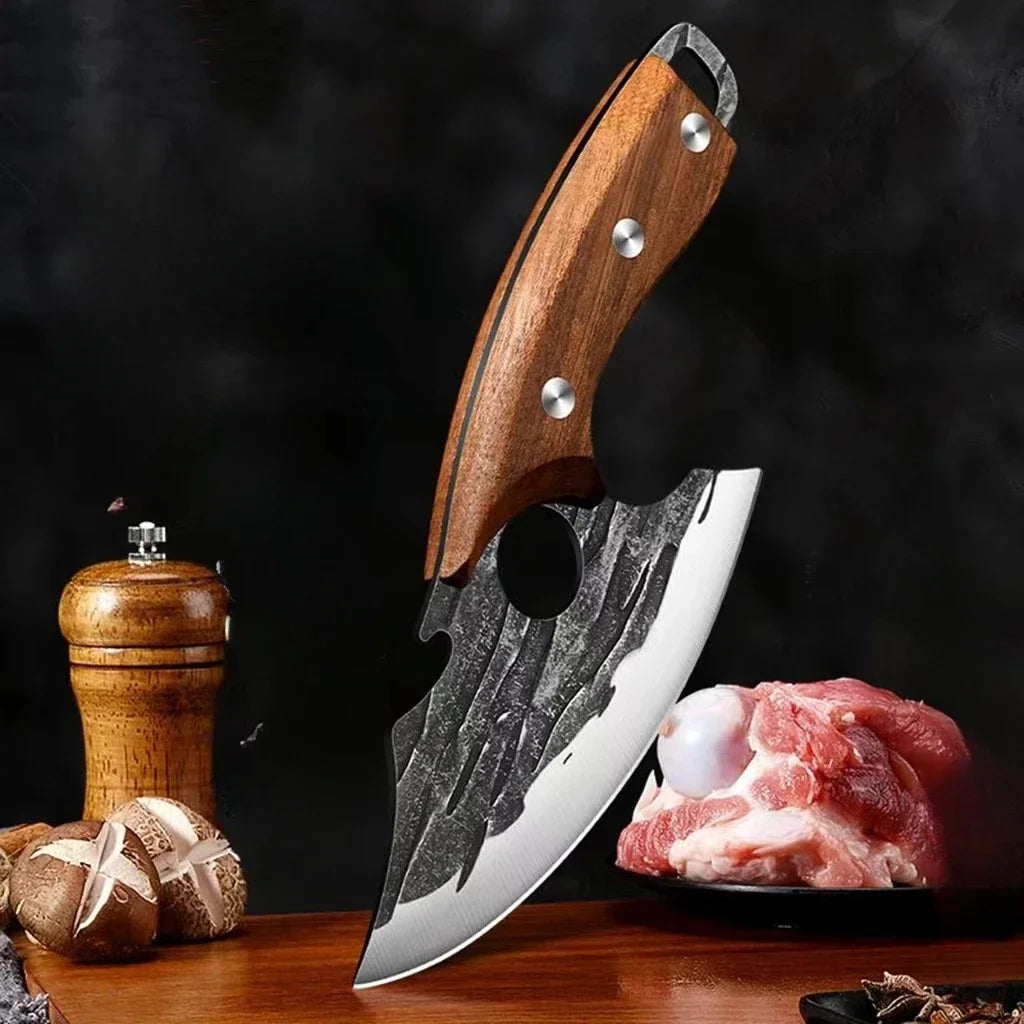 2024new Outdoor Pick Bones Dedicated Knife Hand-Forged Meat Cutting Knife Slaughter Professional Meat Selling Knife Oasis Select