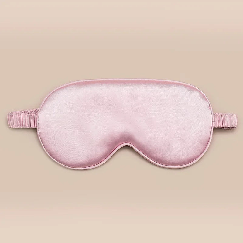 Light Blocking Sleep Eye Cover 1pcs Imitated Silk Comfortable Soft Breathable Night Sleeping Eye Shield Eye Care Sleep Use Tools Oasis Select pink