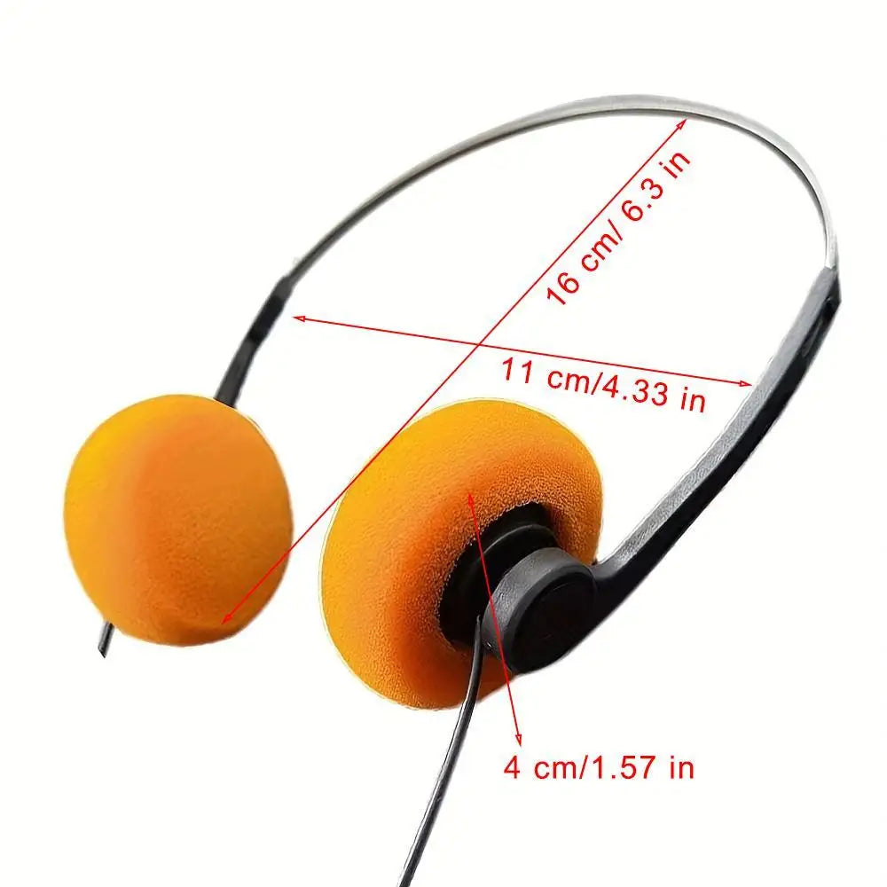 INS Japanese Retro Headphones Nostalgic Headsets HiFi MP3 Walkman Headphones Sports Photo Props Wired Earphone Personality Oasis Select