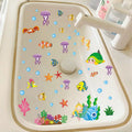 Toilet toilet sink tile stickers Waterproof wallpaper self-adhesive decorative painting shade refurbished stickers Oasis Select M