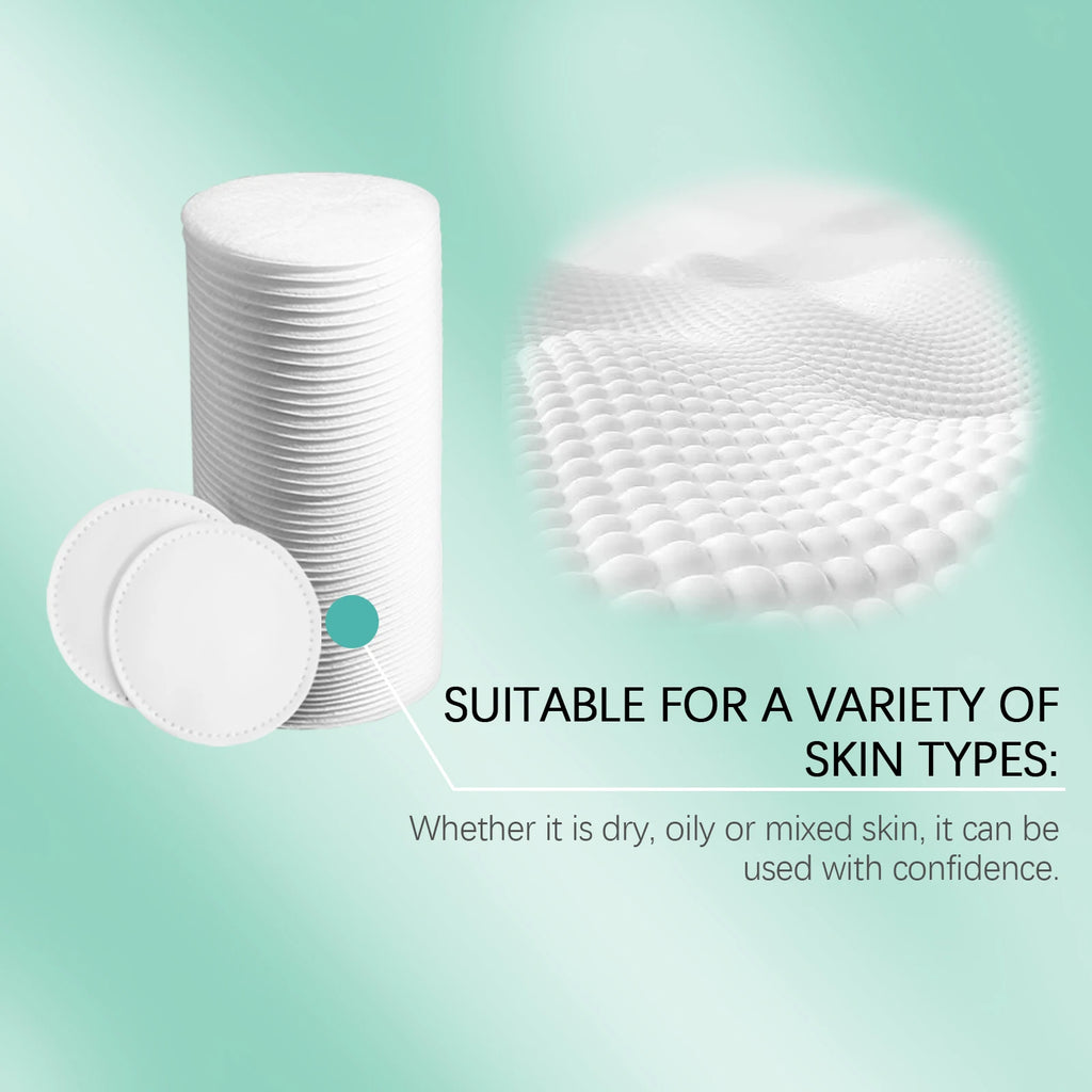 Disposable Cotton Makeup Remover Pads – 100 to 300 Pack Makeup Remover Pads Oasis Select