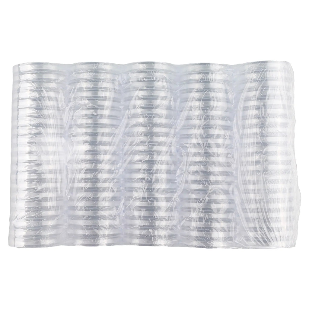 100Pcs Transparent Clear 32mm Coin Storage Boxes Collection Holder Containers Gifts Capsules Portable DIY Round Coin Holder Oasis Select