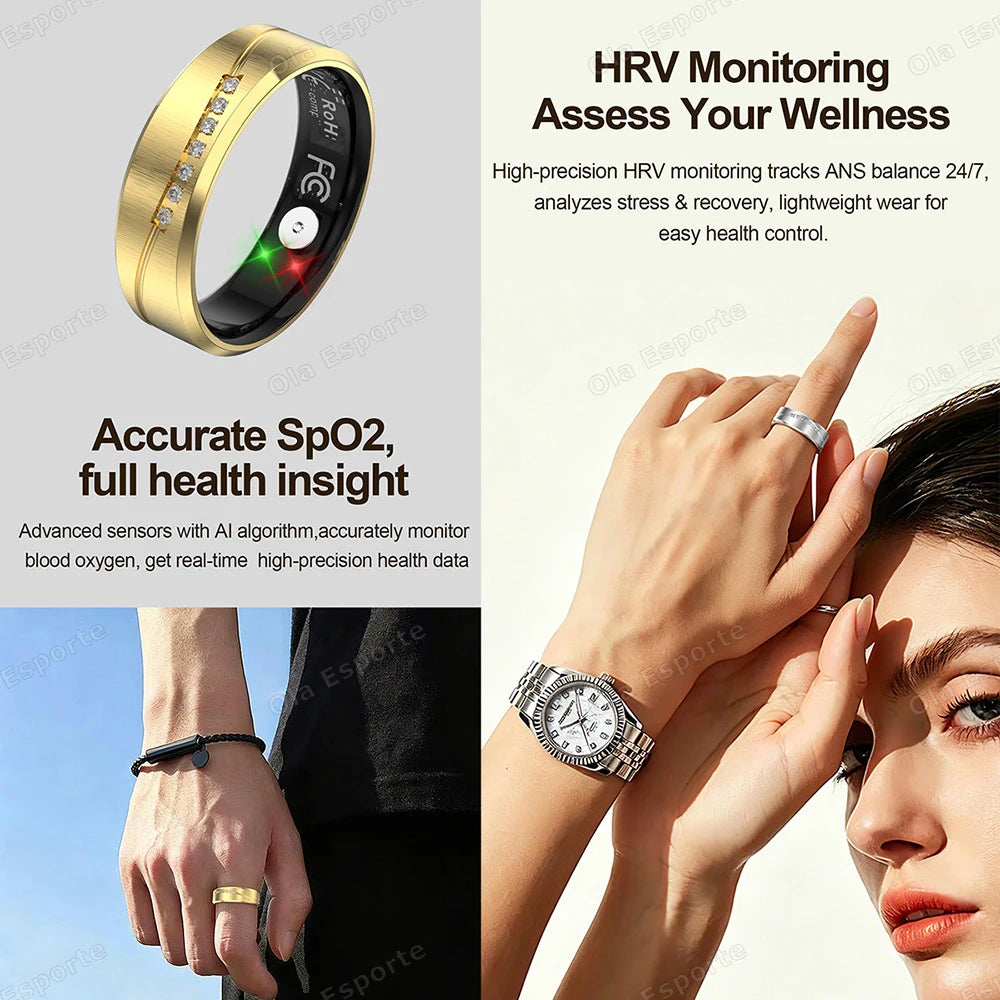 Ola Esporte Smart Ring – Heart Rate, Sleep & Health Monitor