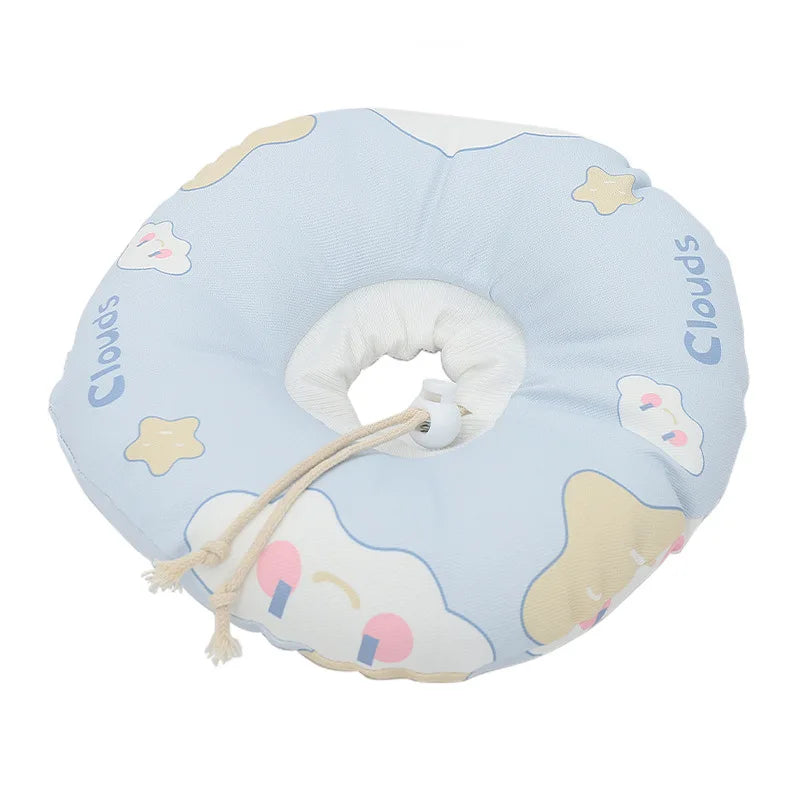 Cat Elizabeth Circle Kitten Anti-licking Bites Shame Collar Headband Dog Neck Cyclops Sterilized Neck Cover Pet Jewel Oasis Select Xiangyun 17-27 cm
