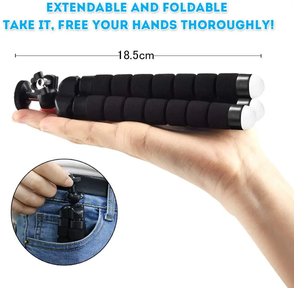 VeFly Mini Flexible Tripod – 360° Swivel Phone & Camera Mount