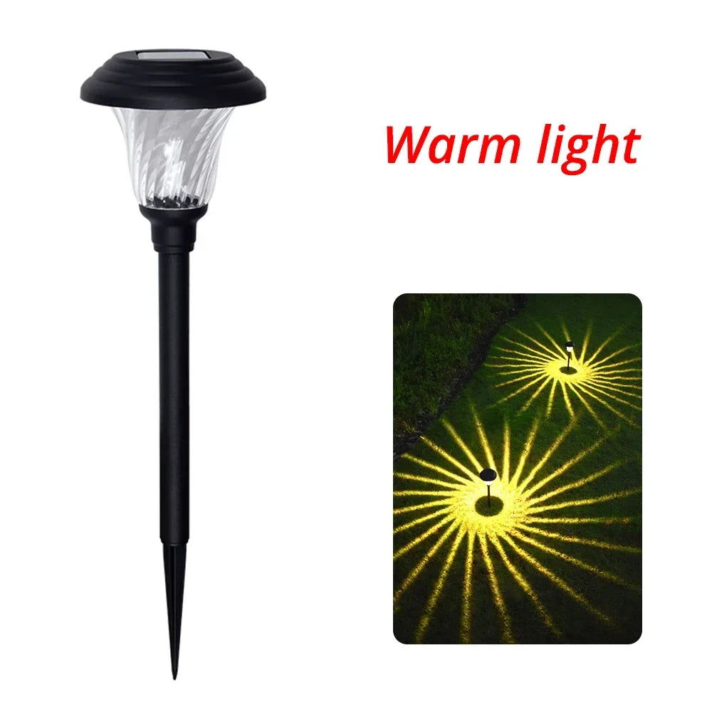 HVIERO Solar LED Garden Stake Lamp | IP65 Waterproof Outdoor Light