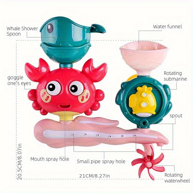 Boys and Girls Bath Toys Suitable for Youngsters, Children, Baby Bath Tub Toys, Gift Bathtub Toys, Gift for Halloween Christmas Oasis Select