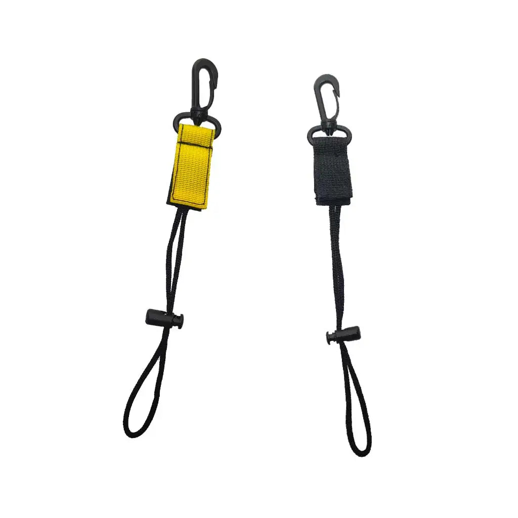 BCD Scuba Gear Clips Lanyard for Diving-Quick Release Equipment Breakaway ID Lanyard Keyring Compass Flashlight Holder Console Oasis Select