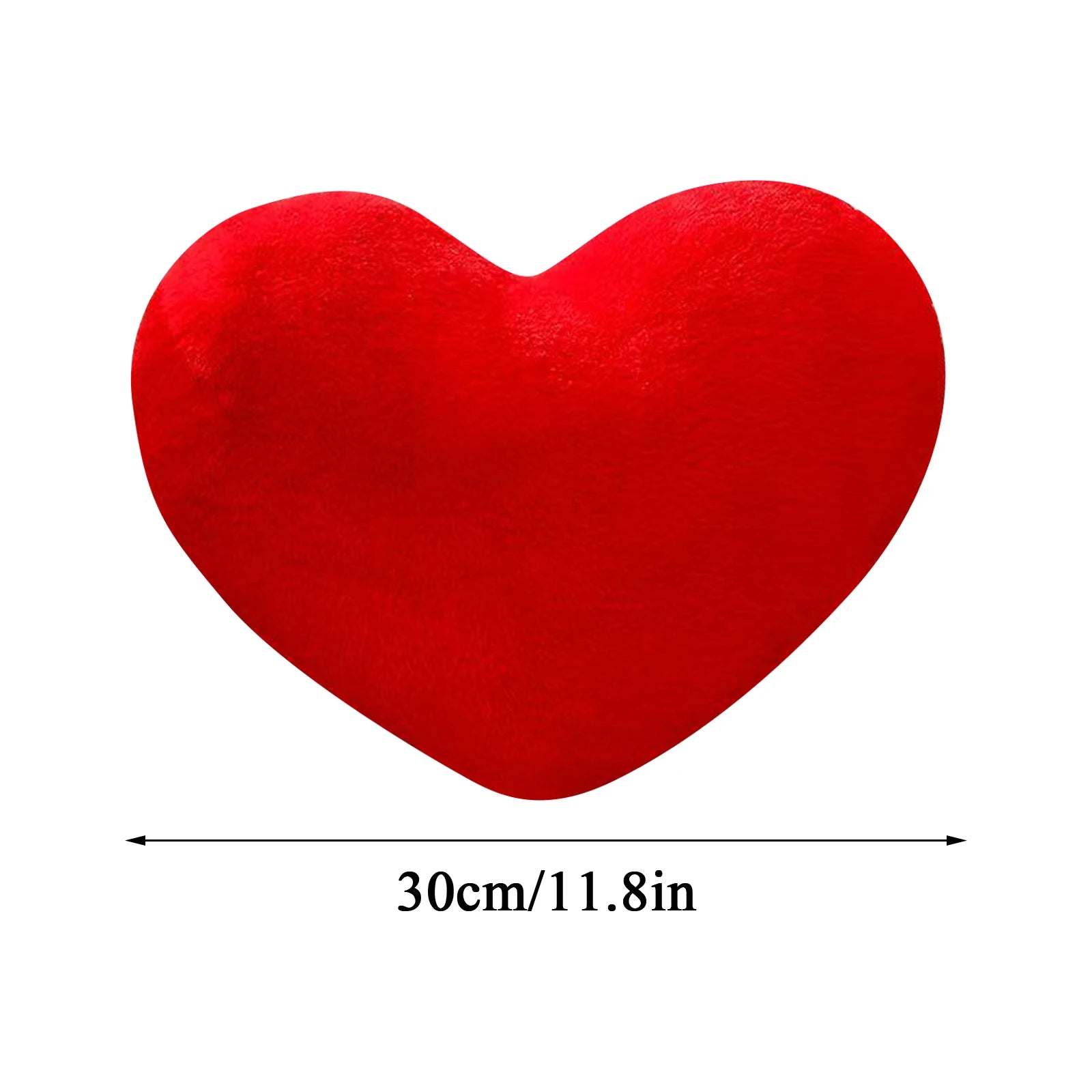 Cute Heart Shaped Pillow Soft Plush Throw Pillows Living Room Decor Valentines Day Wedding Gifts Love Pillow Heart Sofa Cushion Oasis Select