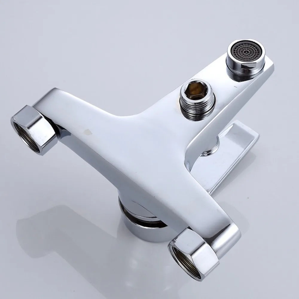 3-Way Shower Faucet Set – Hot Cold Water Mixer & Handheld