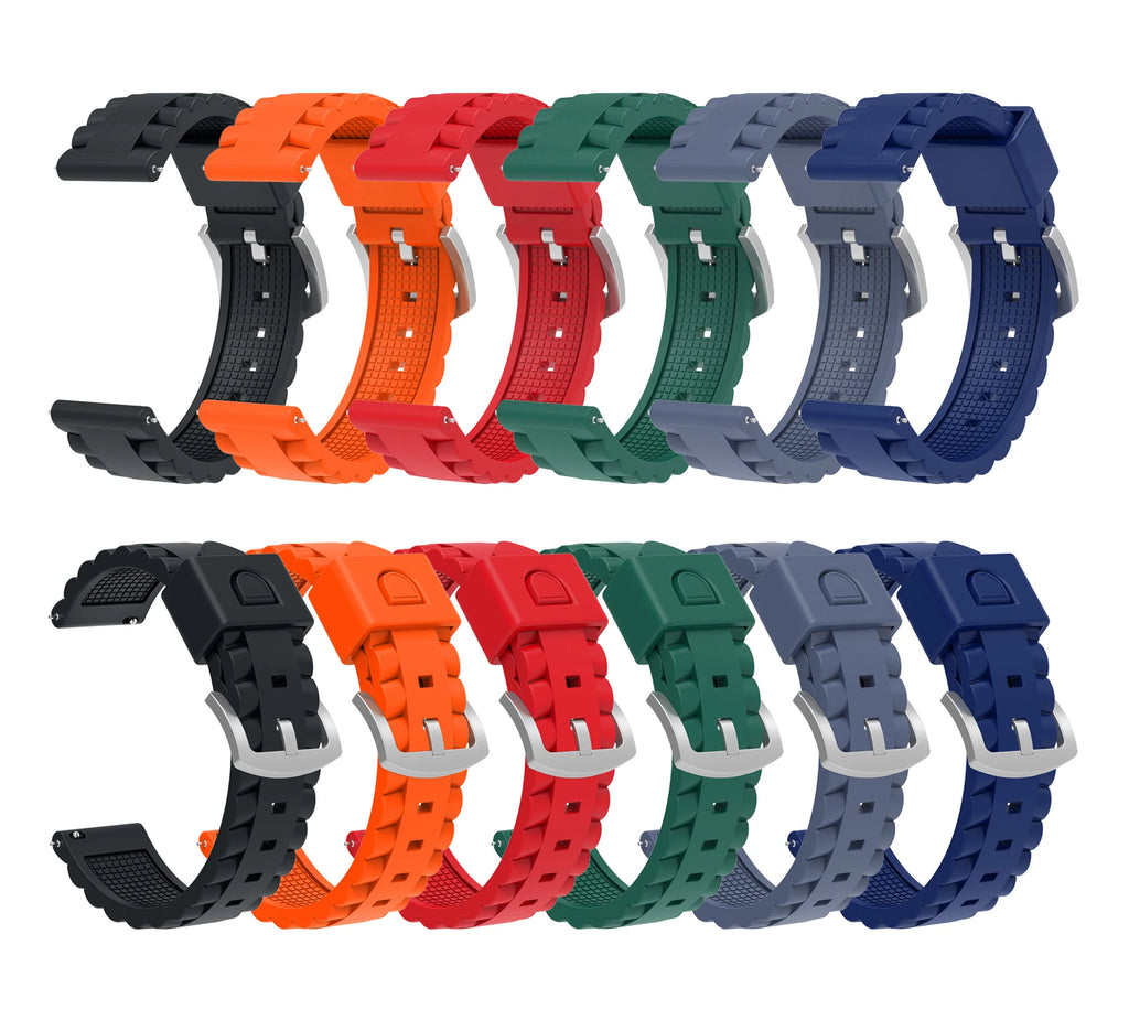 24mm Silicone Watch Band for Suunto 7, 9 Baro & Spartan Silicone Watch Band Oasis Select