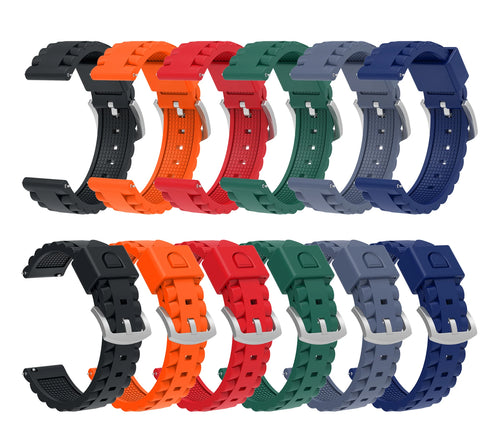 24mm Silicone Watch Band for Suunto 7, 9 Baro & Spartan Silicone Watch Band Oasis Select