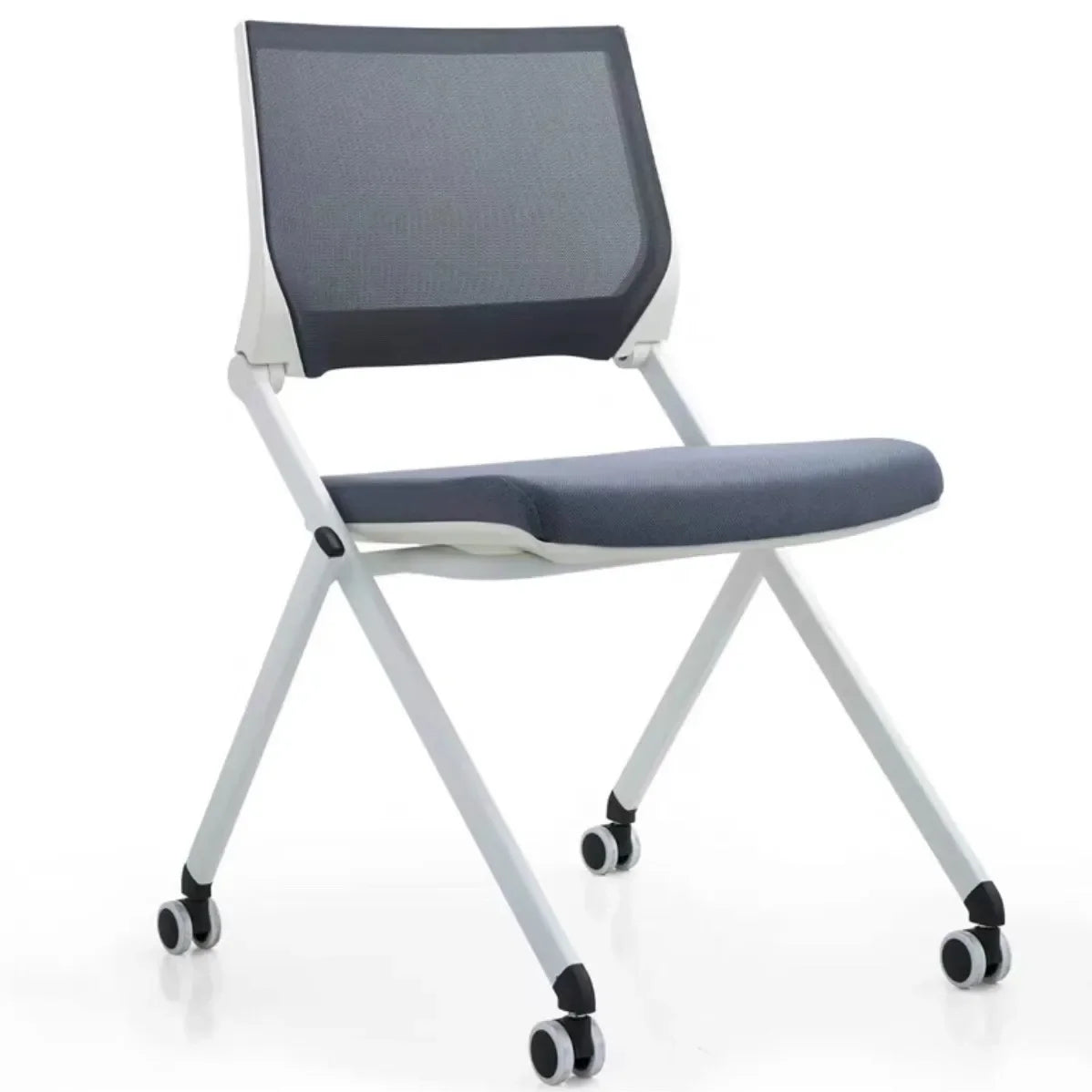 Folding Chair Classroom Desks and Chairs Removable Training Chair Mobile Wheeled Conference Chair Backrest Conference Room Chair Oasis Select 1