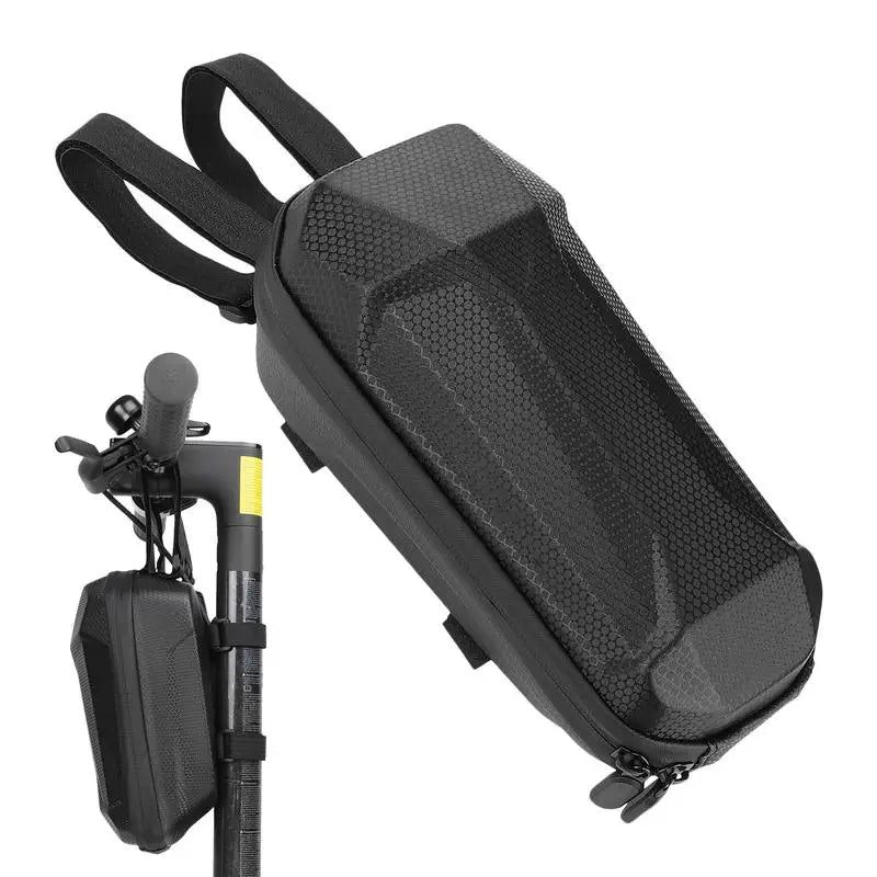 Electric Scooter Bag Waterproof EVA Hard Shell Storage Bag with 2L Capacity Quick Installation Front Frame Bag Hanging bags Oasis Select