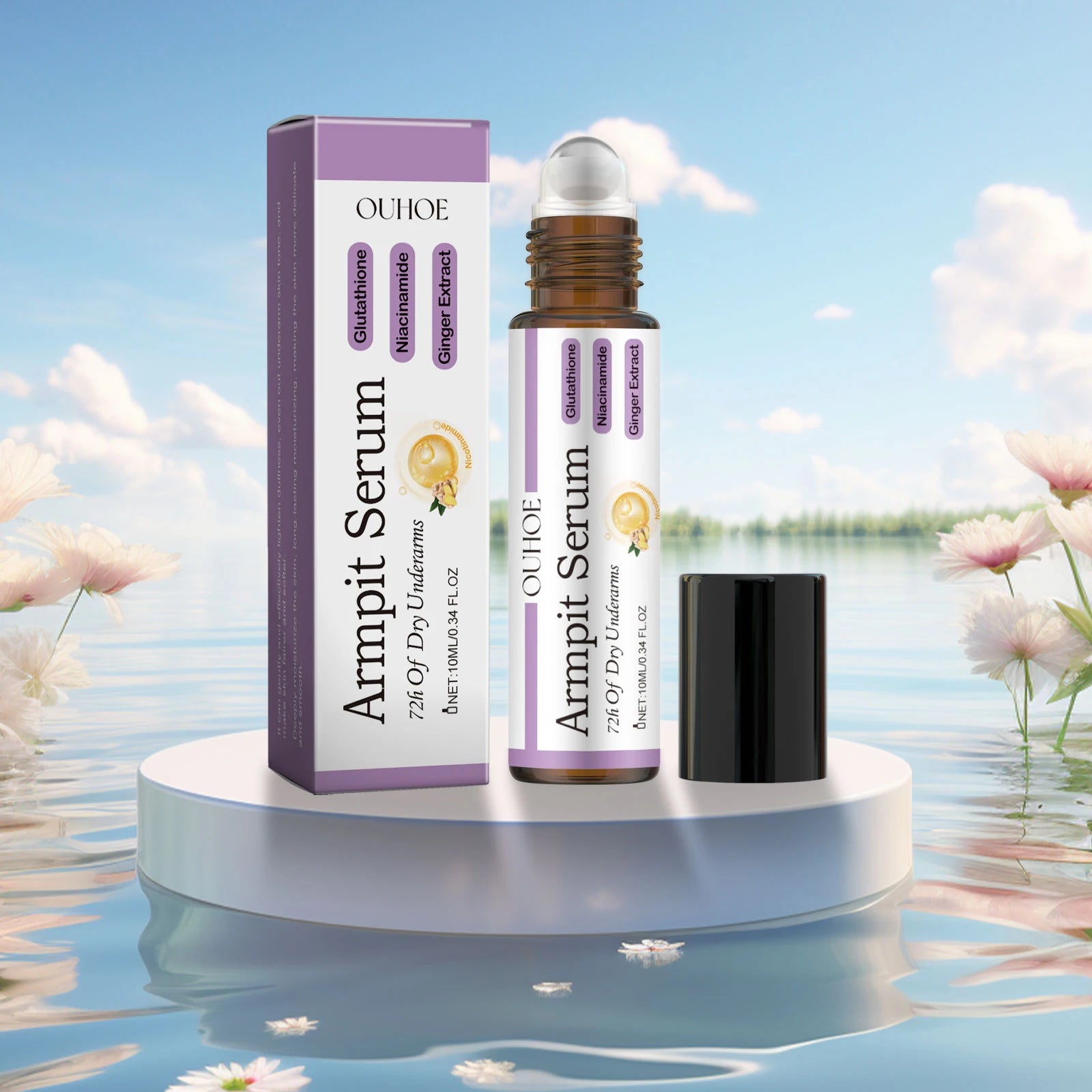 OUHOE Underarm Whitening Serum Delights Dullness of the Armpit Joint Skin Moisturizes Moisturizes and Brightens Skin Tone Oasis Select