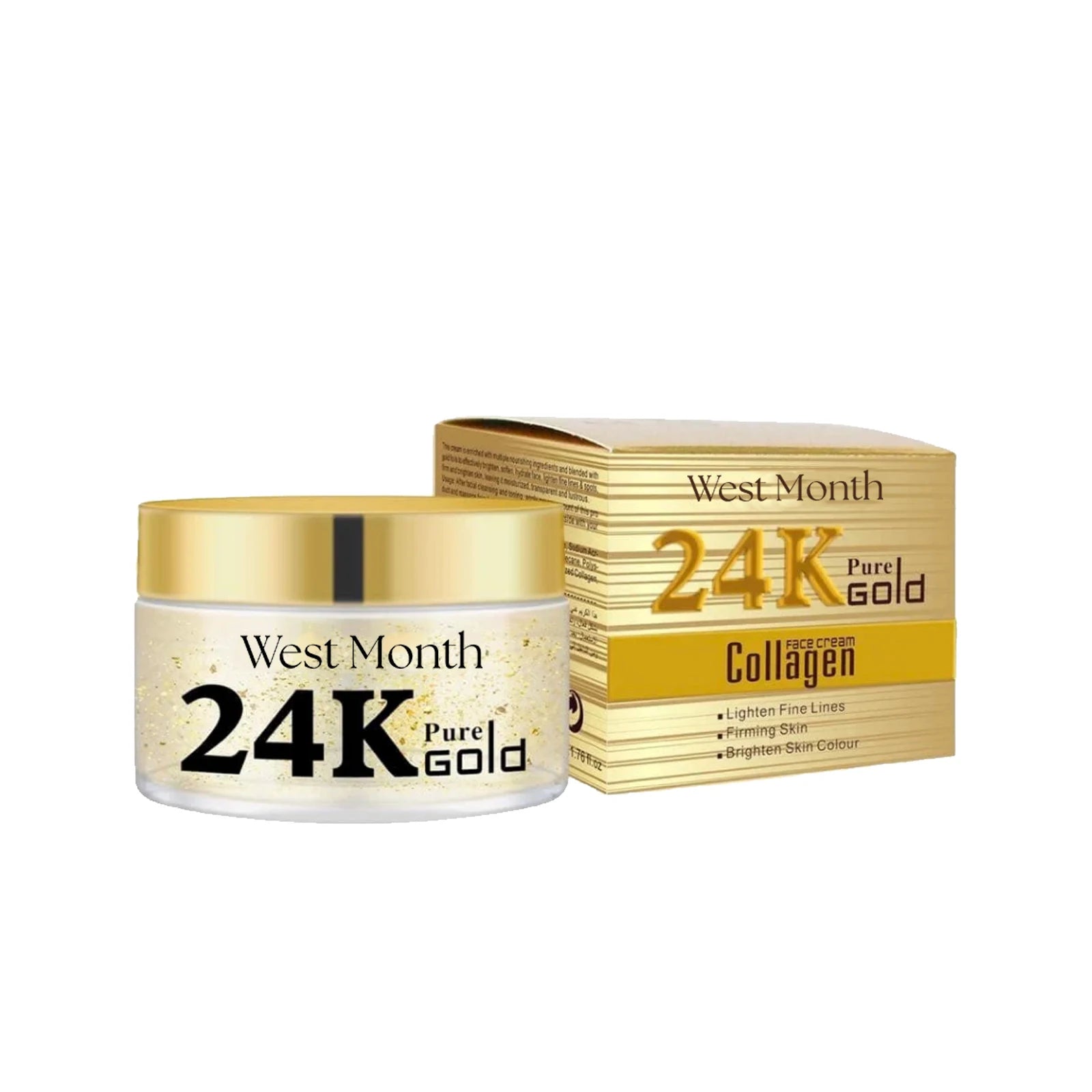 24K Gold Collagen Face Cream – Firming, Brightening & Anti-Wrinkle