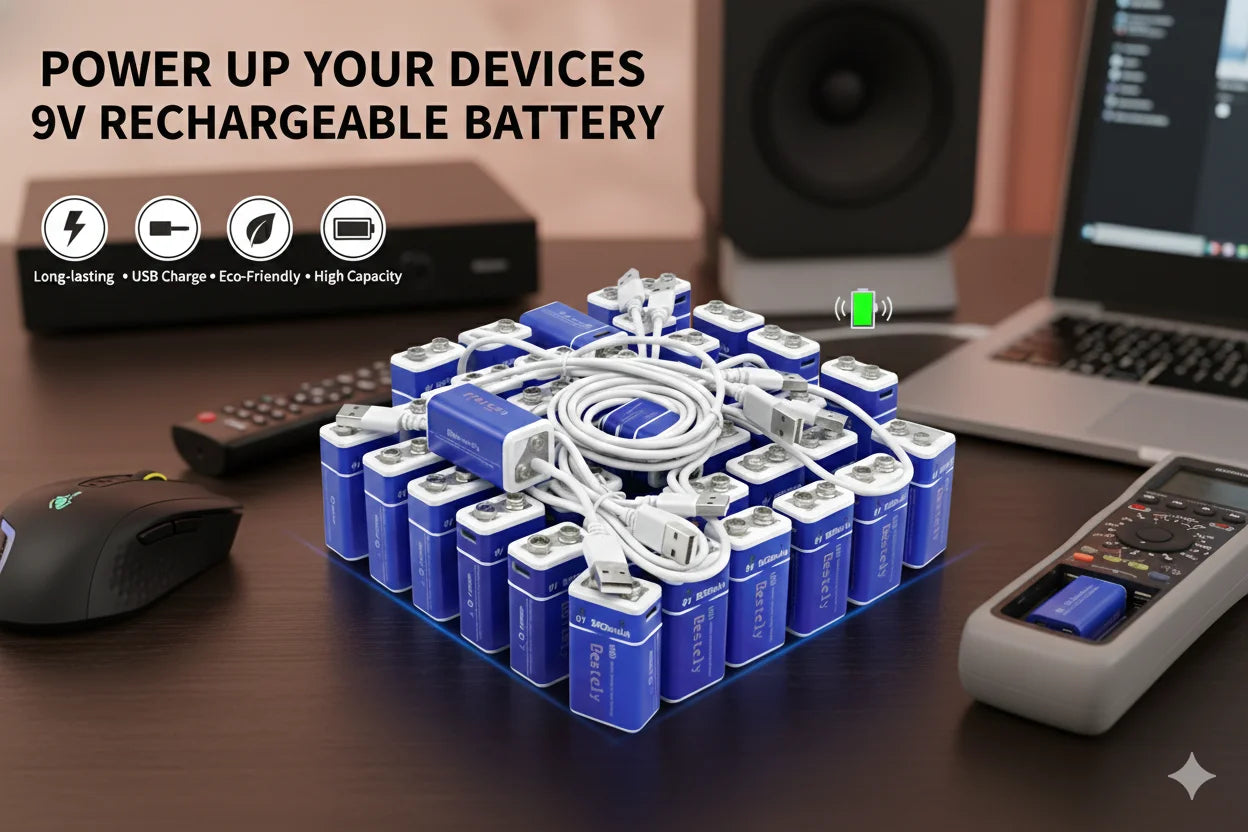 wide selling Long Cycle Life, Safe & Reliable 9V rechargeable li-ion battery for daily electronic devices Oasis Select