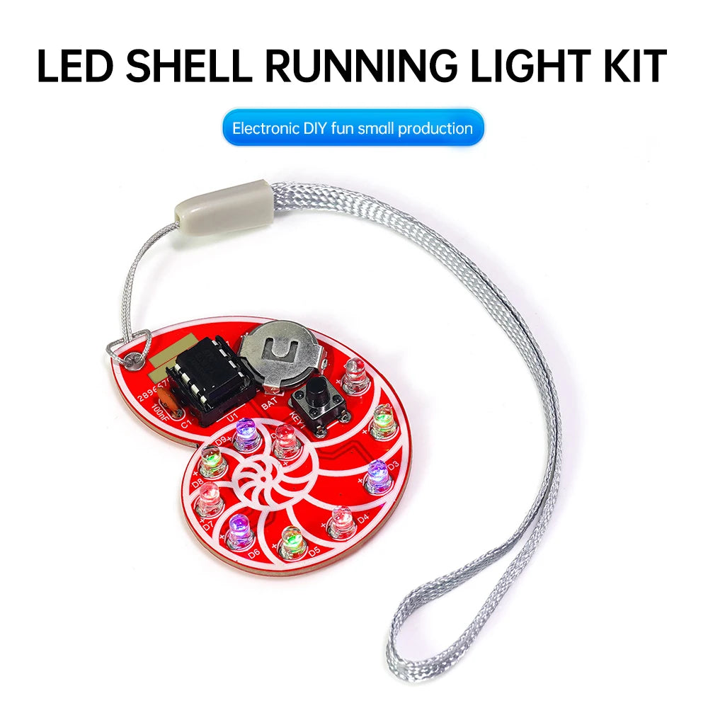 Soldering Learning Kit LED Seashell SMD SMT DIY Electronic Kit for Soldering Practice Learning Light Accessories Oasis Select