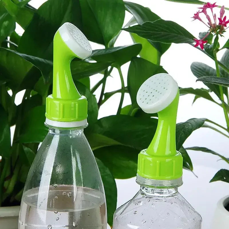 2 Pcs Portable Garden Spray Waterer Plant Watering Nozzle Tool Compatible with Glass Or Bottle Oasis Select