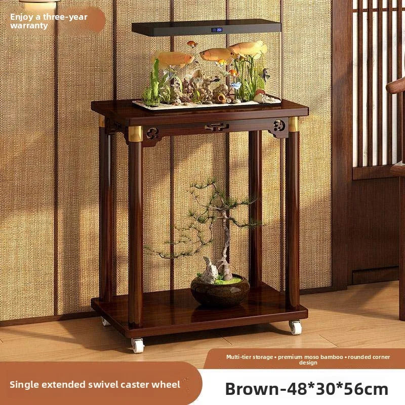 Flower table household living room multi-layer shelf entry door fish tank placed balcony outdoor movable plant flower pot rack Oasis Select Layer 2 C