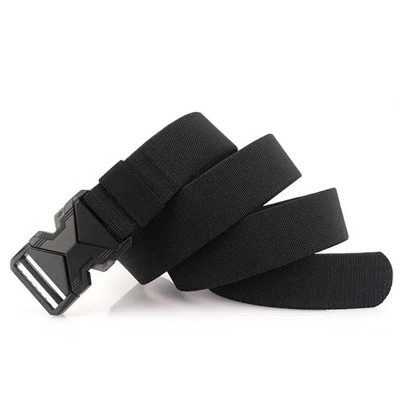 1pc Men's Tactical Sports Belt, Adjustable Quick Release Buckle Multipurpose Outdoor Training Mountaineering Belt For Ideal Gift Oasis Select