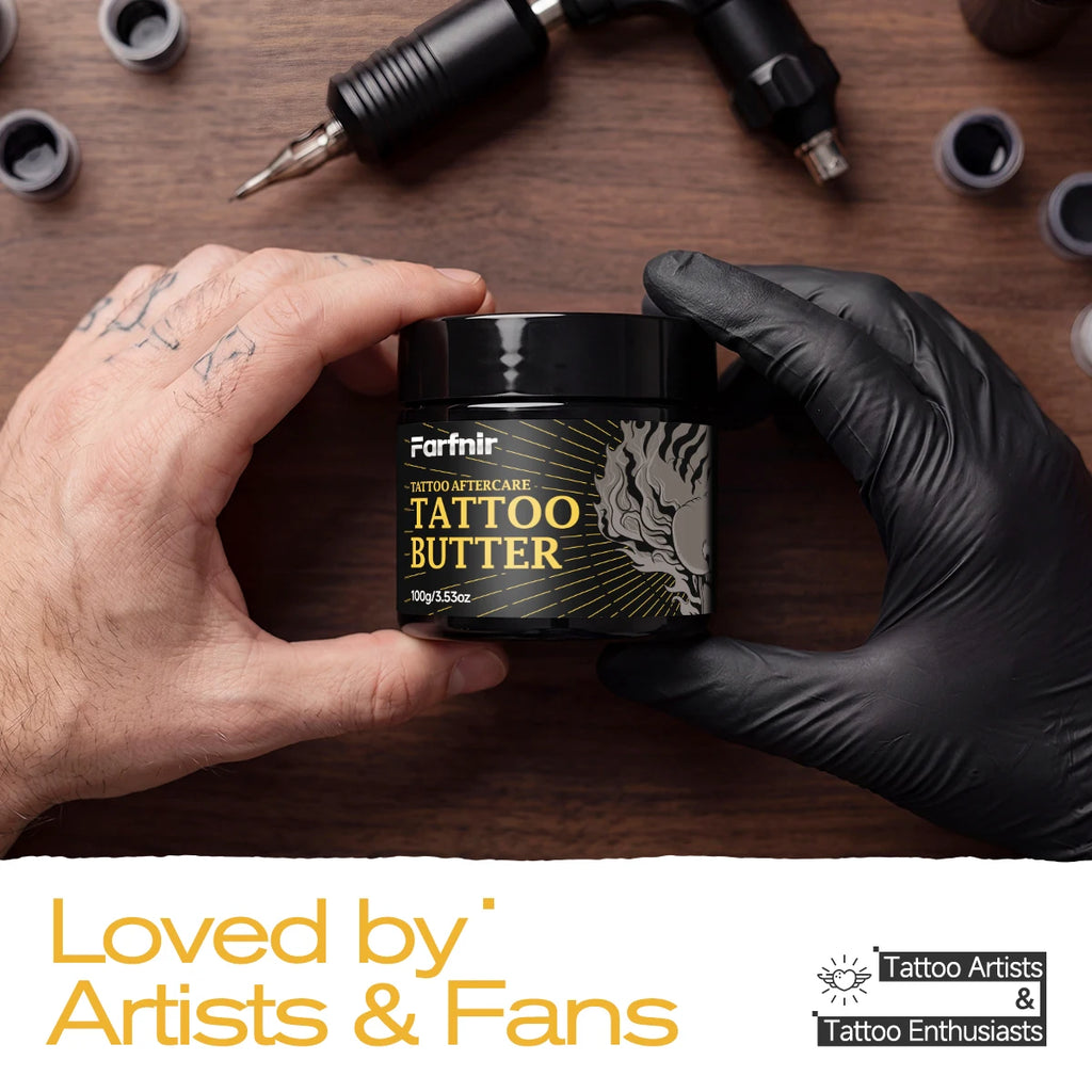 100g Tattoo Butter, naturally extracted, brightens tattoos and moisturizes skin. Oasis Select