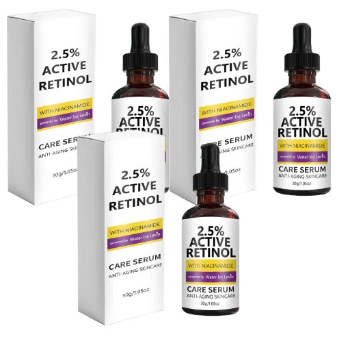 2.5% Retinol Anti-Aging Serum with Niacinamide - Firming, Brightening, Hyaluronic Acid Infused for Youthful Skin Oasis Select black 30g