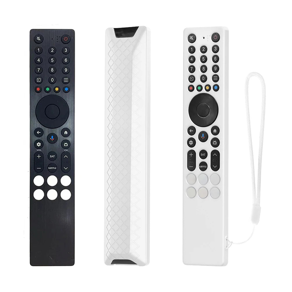 For TCL RC833A Silicone Remote Control Case with Lanyard Protective Cover Anti-Slip Drop-Proof RC Cover TV Supplies Tool Oasis Select