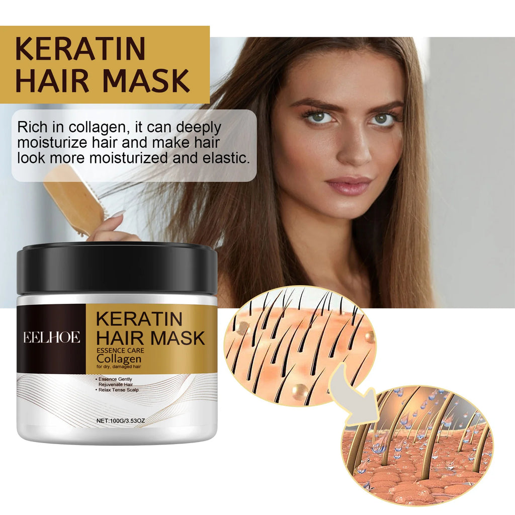 Eelhoe Repair & Moisturizing Hair Mask – 100g Damaged Hair