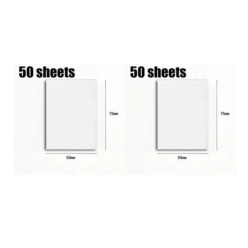 50/250Sheets Transparent Sticky Notes Scrapes Stickers Note Pads Posted It Paper Clear Notepad School Stationery Office Supplies Oasis Select 100sheets Small