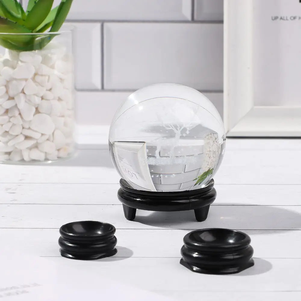 Crystal Ball Stand Display Holder Glass Sphere Stand Ball Base For Soccer Volley Ball Football Rugby Oasis Select