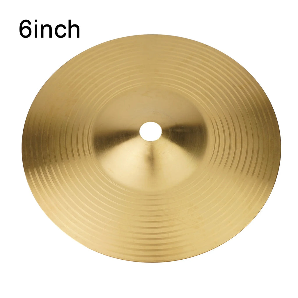 6Inch Drum Brass Cymbals Percussion Splash Crash Hi-Hat Cymbal Jazz Drum Musical Instrument Accessories Oasis Select