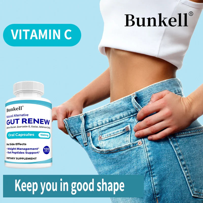 Bunkell Gut Health Supplement – Probiotic, Liver Detox & Immune Support Probiotic Supplement Oasis Select