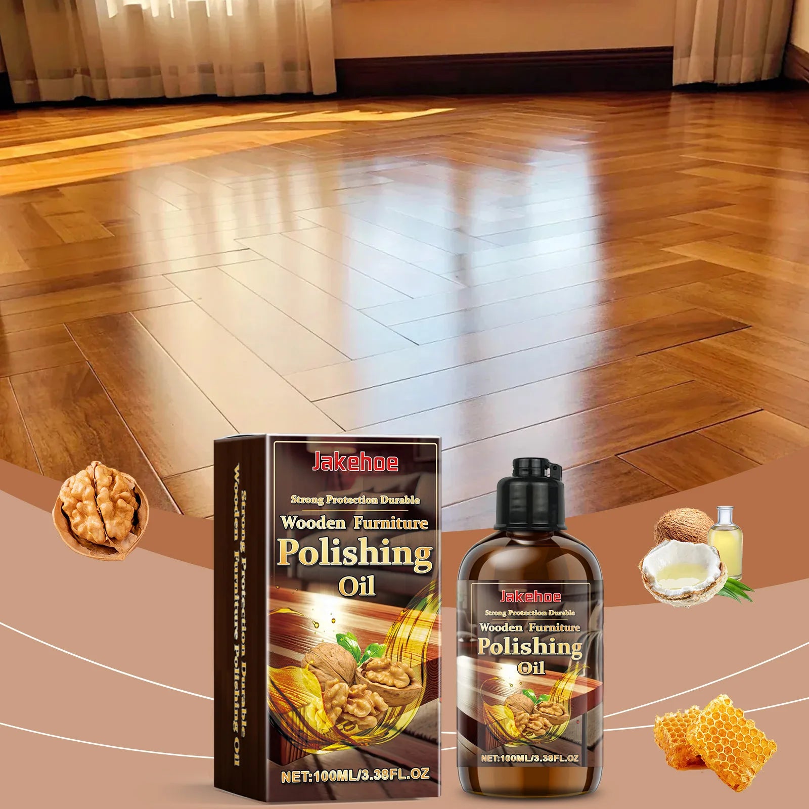 Wood Furniture Polish Oil Restore Chair Table Floor Cabinet Shiny Prevent Fade Long Lasting Moisturize Wood Furniture Polish Oil Oasis Select