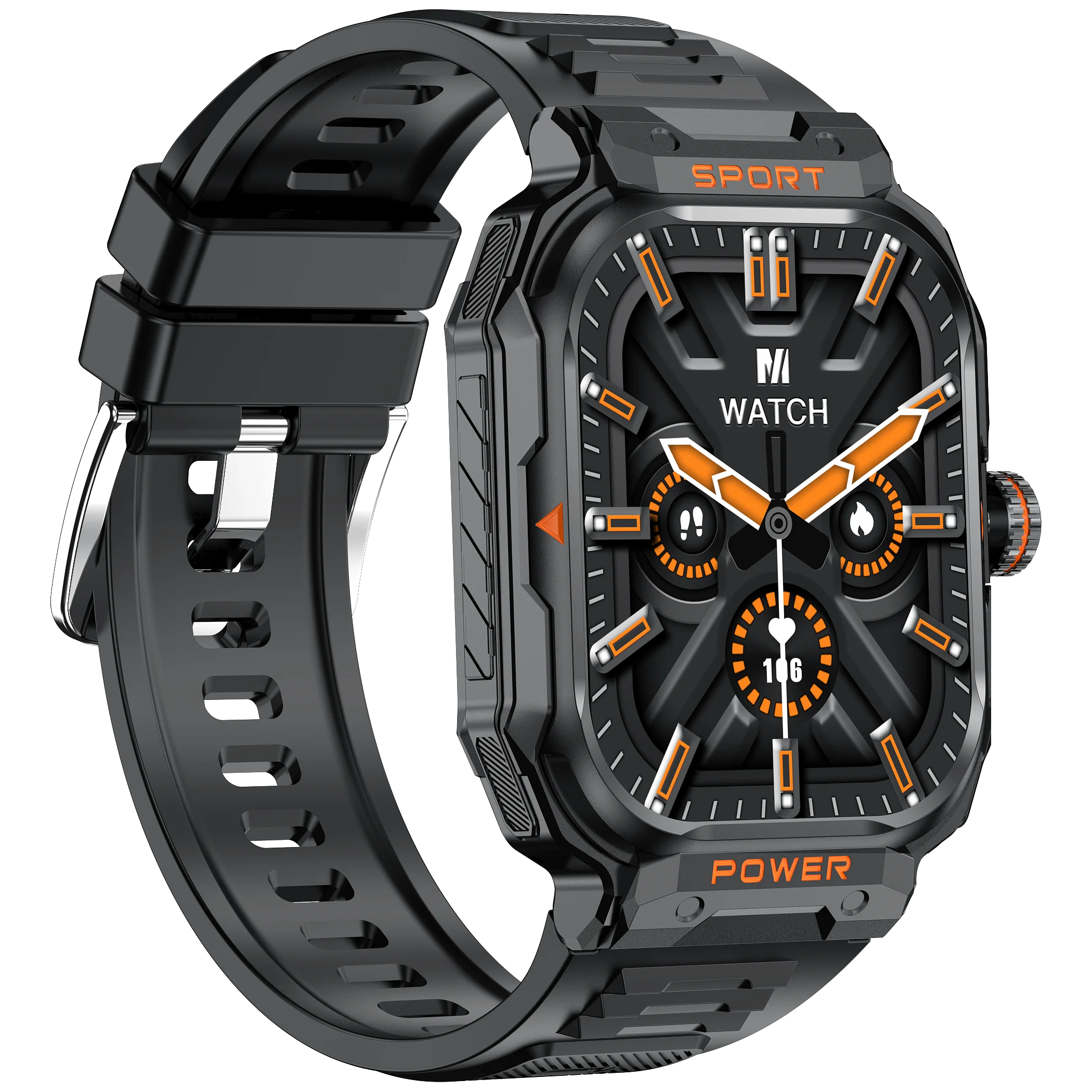 2-in-1 Smartwatch & Headphones 2.01" HD NFC Bluetooth 5.2